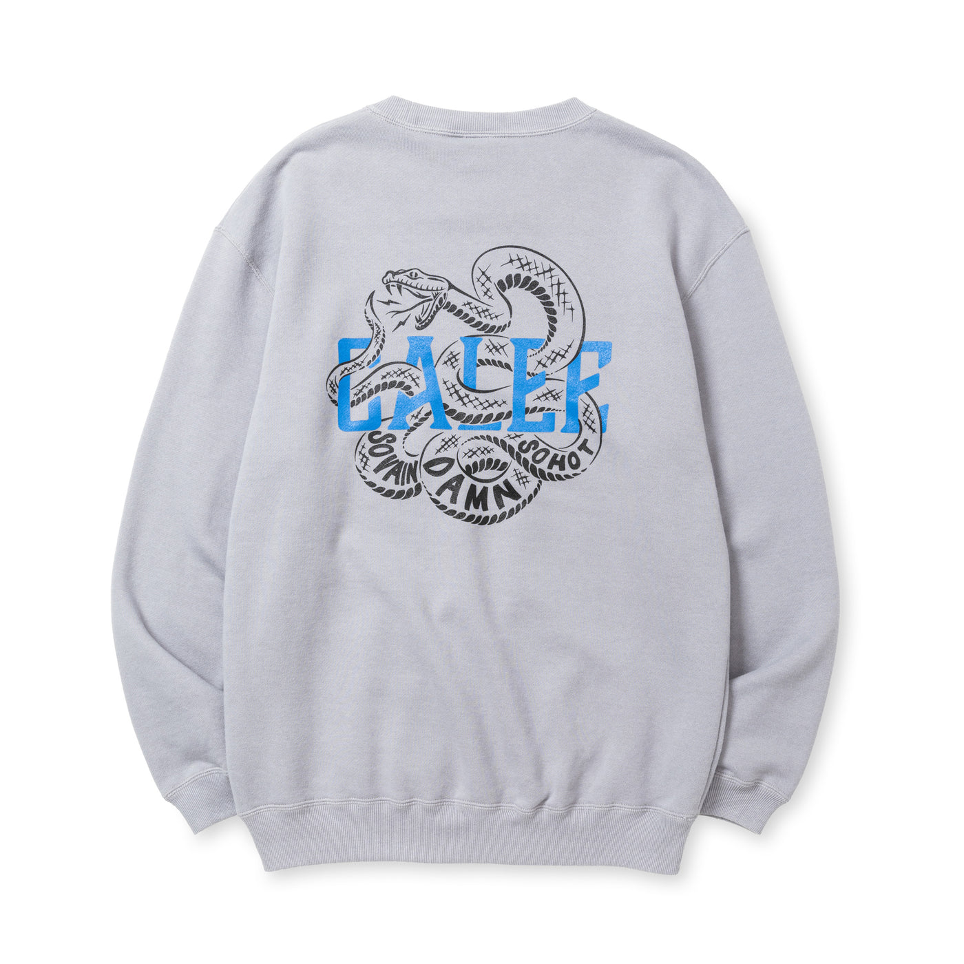 CALEE SNAKE LOGO CREW NECK SW