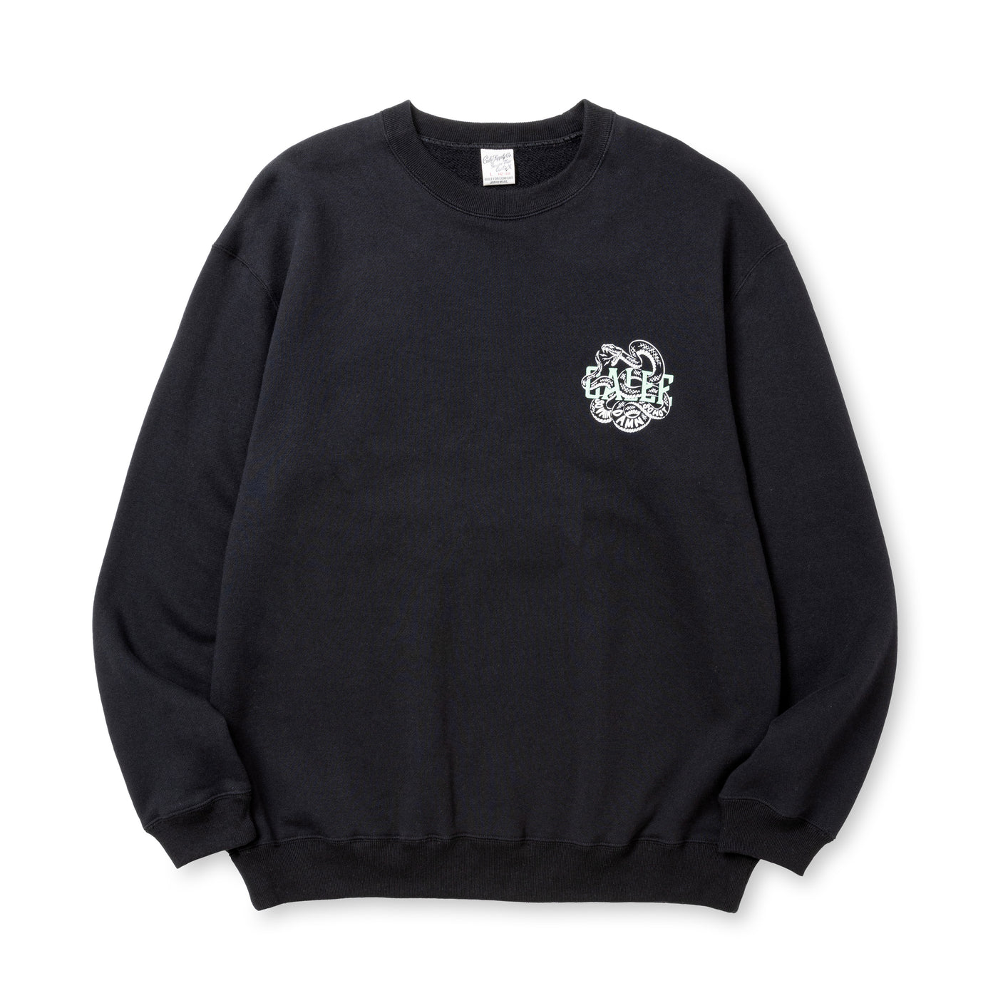 CALEE SNAKE LOGO CREW NECK SW