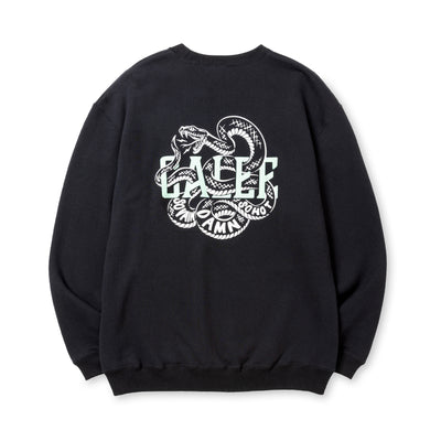 CALEE SNAKE LOGO CREW NECK SW