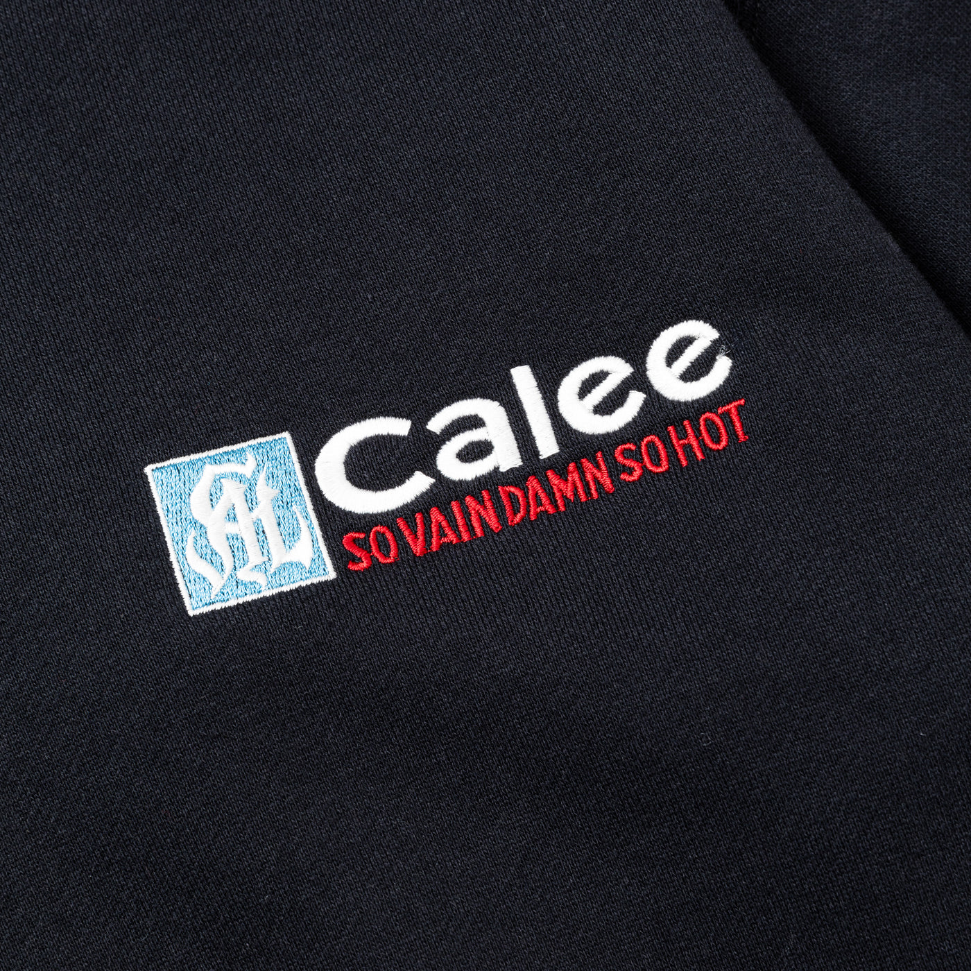 CAL NT LOGO CREW NECK SW ＜NATURALLY PAINT DESIGN＞