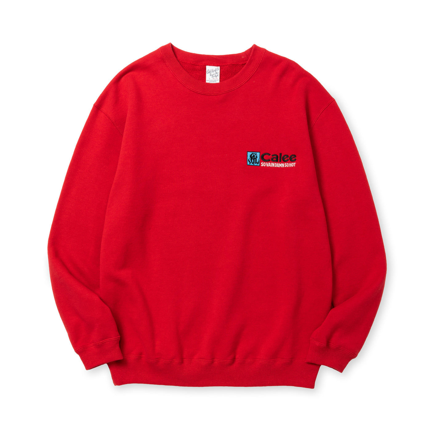 CAL NT LOGO CREW NECK SW ＜NATURALLY PAINT DESIGN＞