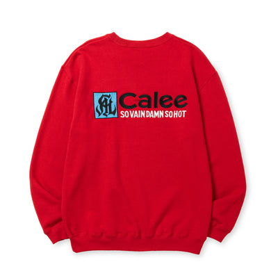 CAL NT LOGO CREW NECK SW ＜NATURALLY PAINT DESIGN＞