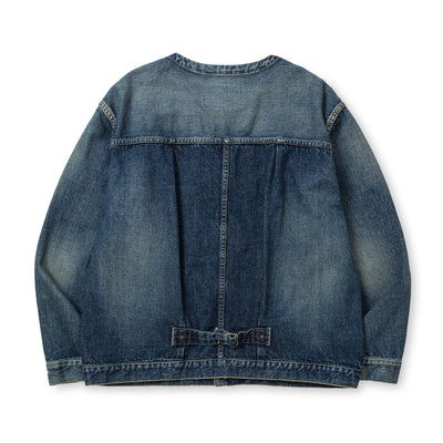 1ST TYPE NO COLLAR DENIM JACKET ＜USED＞