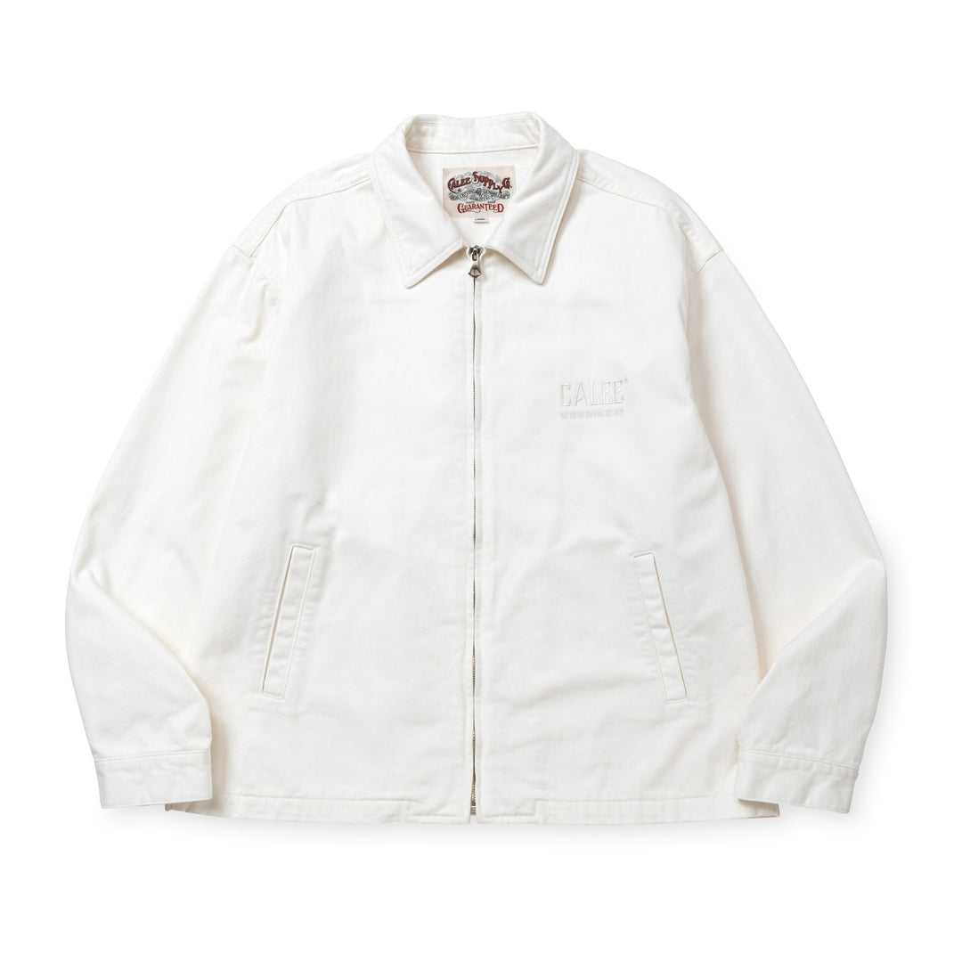 未使用 CALEE キャリー T／Cジャケット スウィングトップ イーグルロゴ CALEE (キャリー) イーグルロゴ T/Cツイル スイングトップ