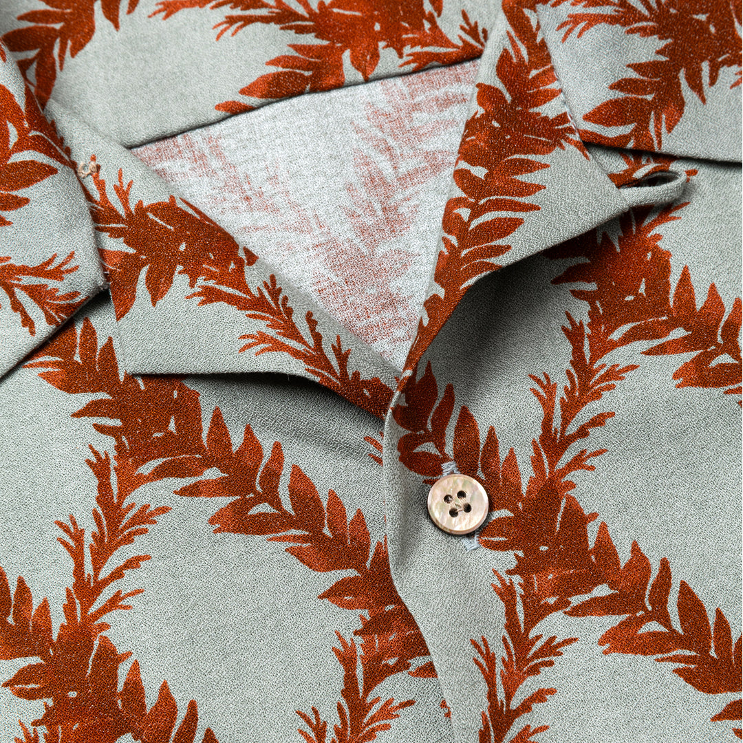 PLAID OPEN COLLAR S/S SH – CALEE ONLINE STORE