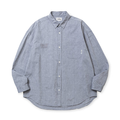 OXFORD OVER SILHOUETTE L/S SH