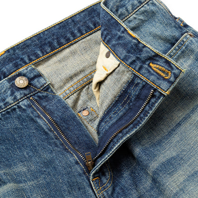 VINTAGE REPRODUCT TAPERED DENIM PANTS ＜USED＞