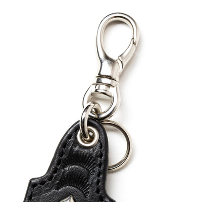 STUDS LEATHER KEY RING