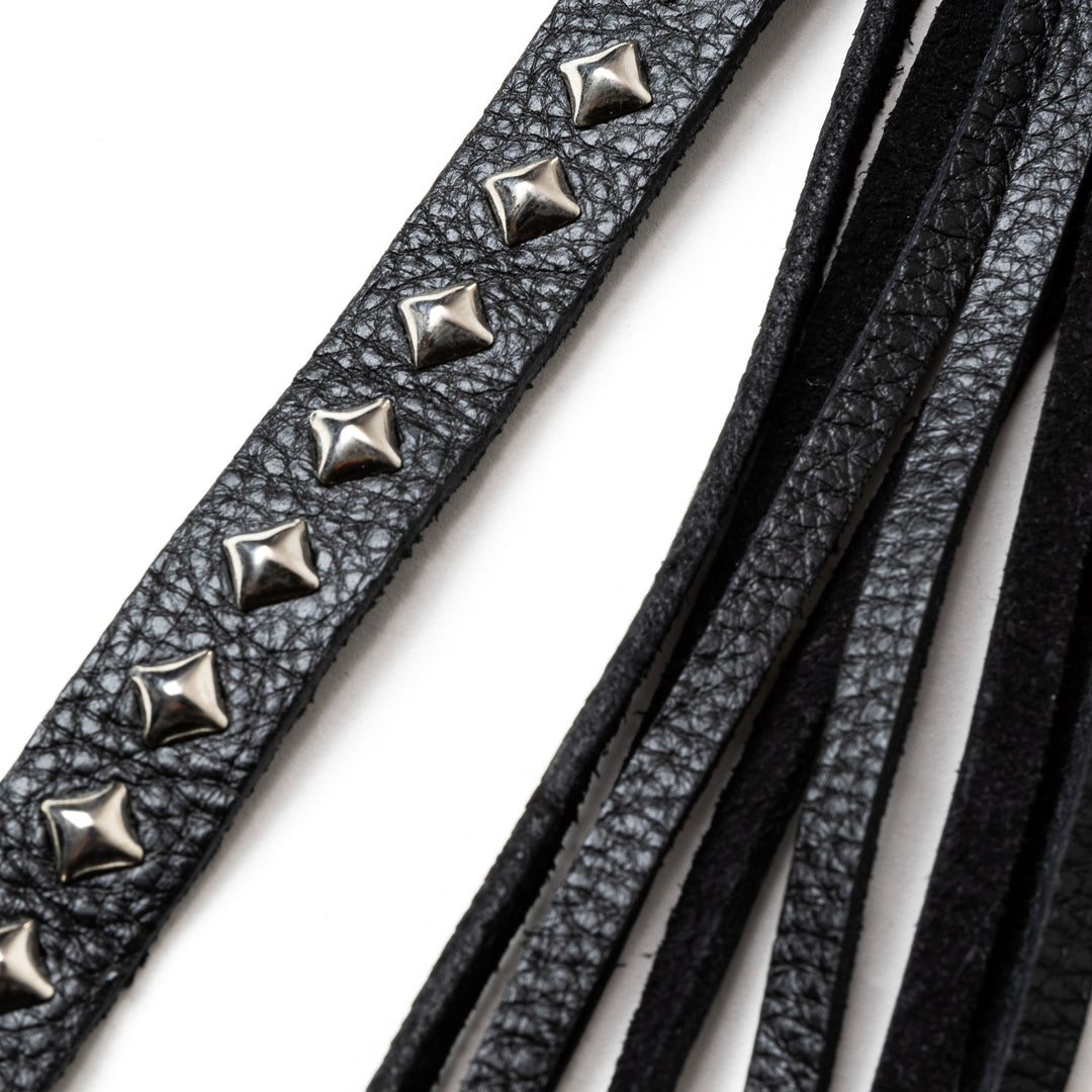 STUDS & TASSEL LEATHER LONG KEY RING – CALEE ONLINE STORE