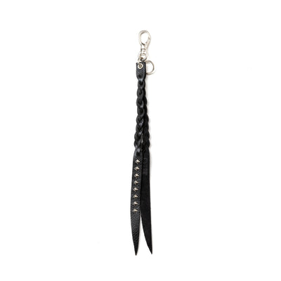 STUDS & KNITTING LEATHER LONG KEY RING ＜TYPE A＞