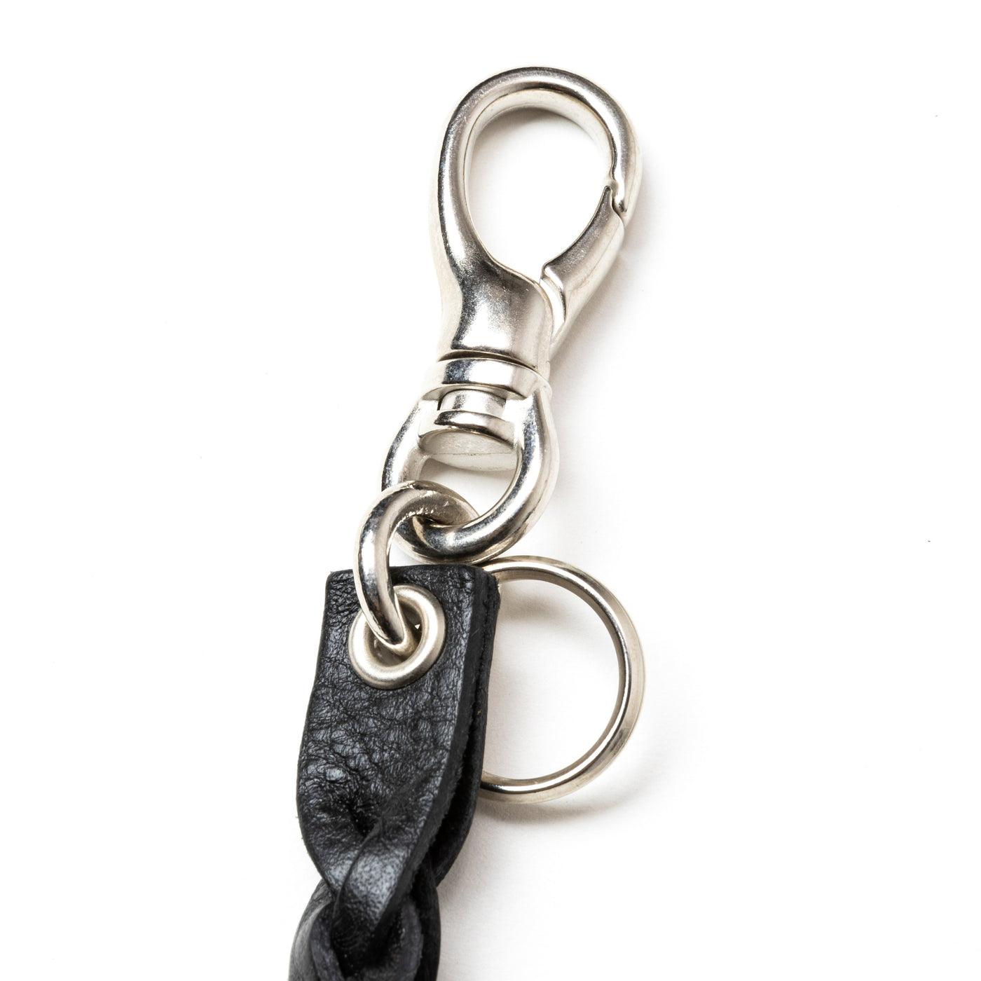 STUDS & KNITTING LEATHER LONG KEY RING ＜TYPE A＞