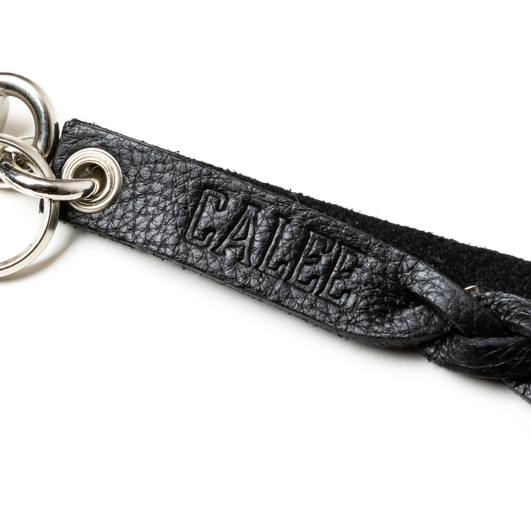 STUDS & KNITTING LEATHER SHORT KEY RING ＜TYPE B＞ – CALEE ONLINE