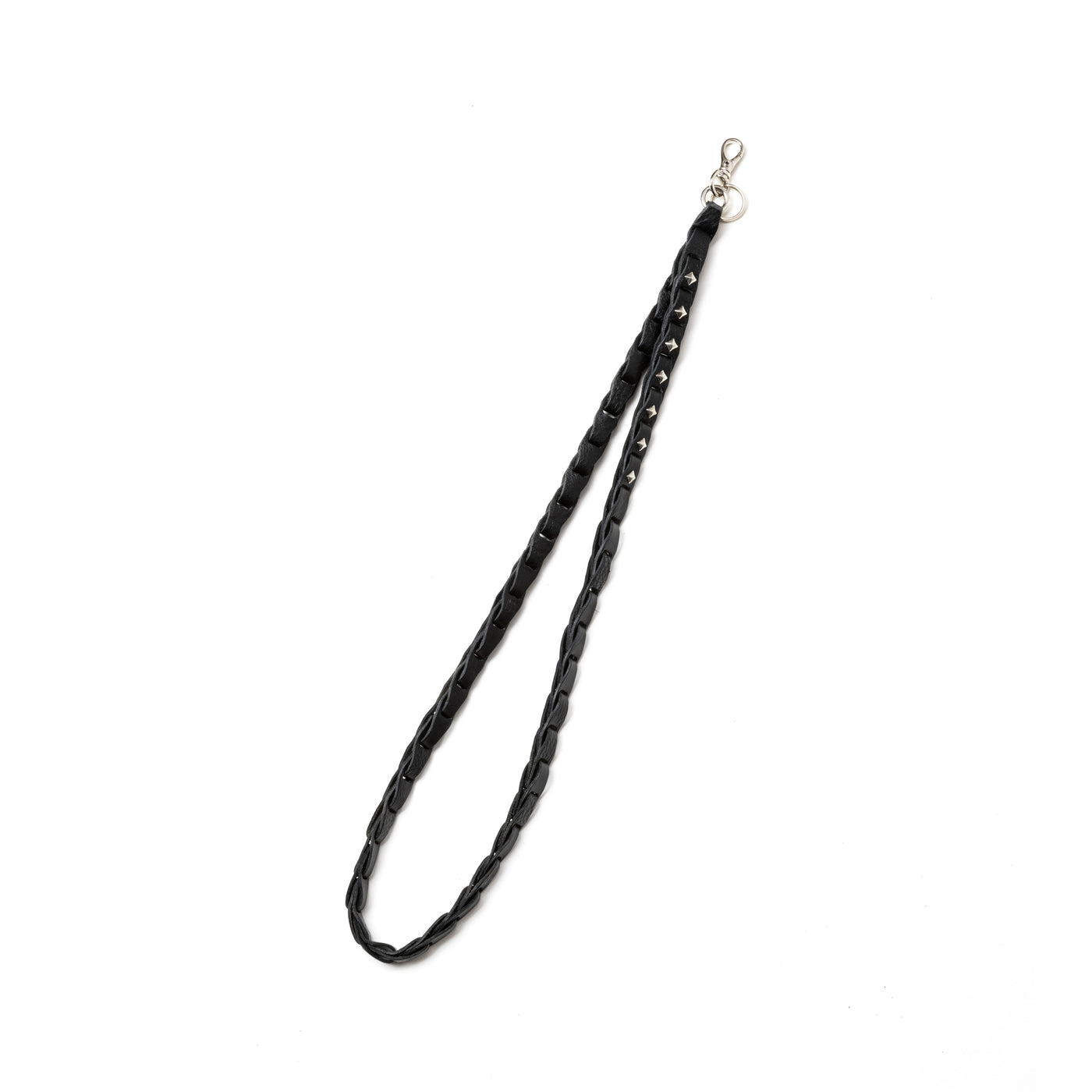 CHAIN LEATHER NECK STRAP