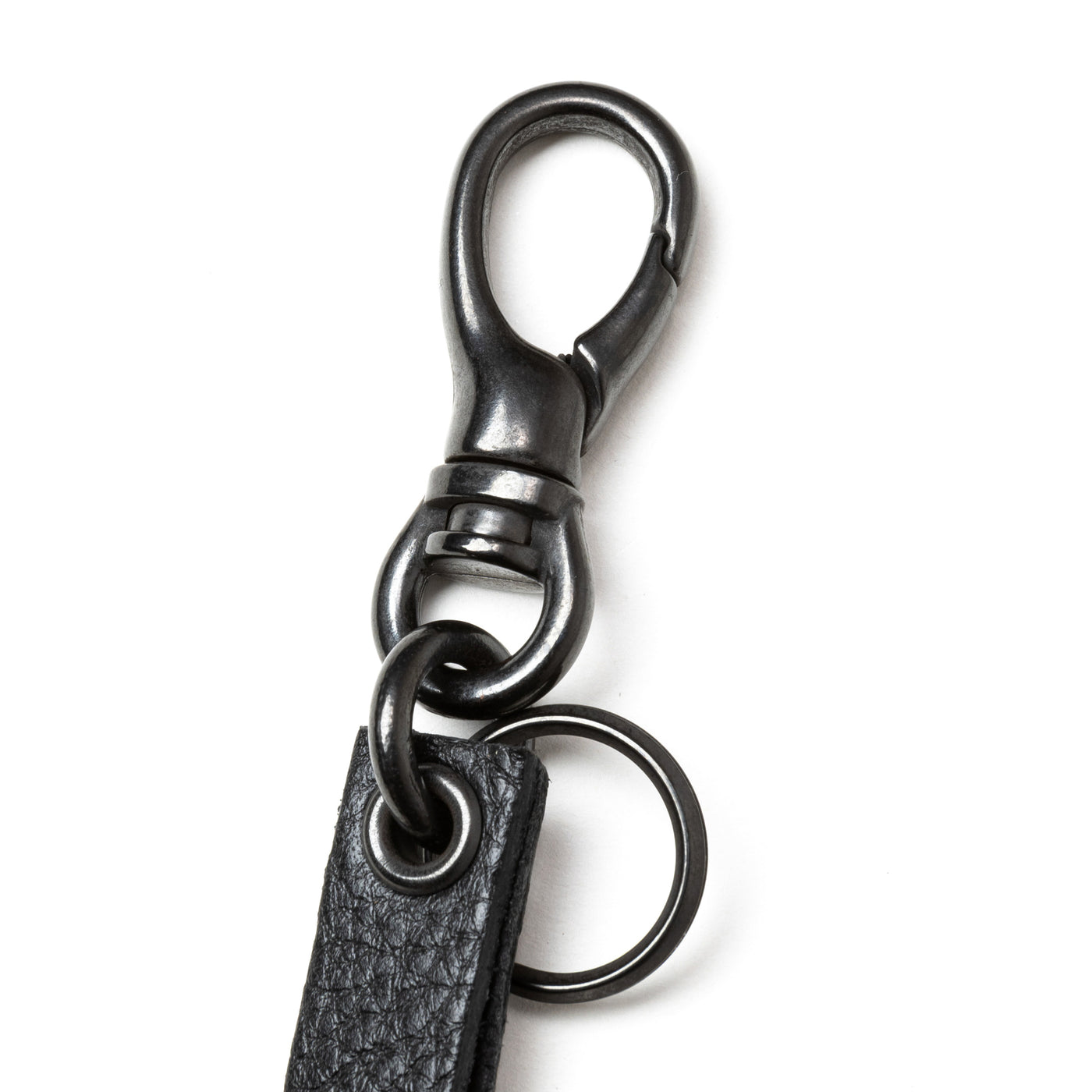 STUDS & KNITTING LEATHER LONG KEY RING ＜TYPE B＞