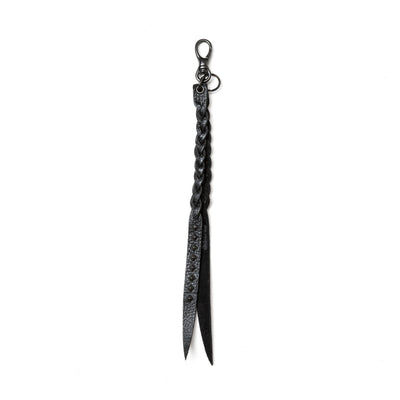 STUDS & KNITTING LEATHER LONG KEY RING ＜TYPE A＞