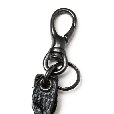 STUDS & KNITTING LEATHER LONG KEY RING ＜TYPE A＞