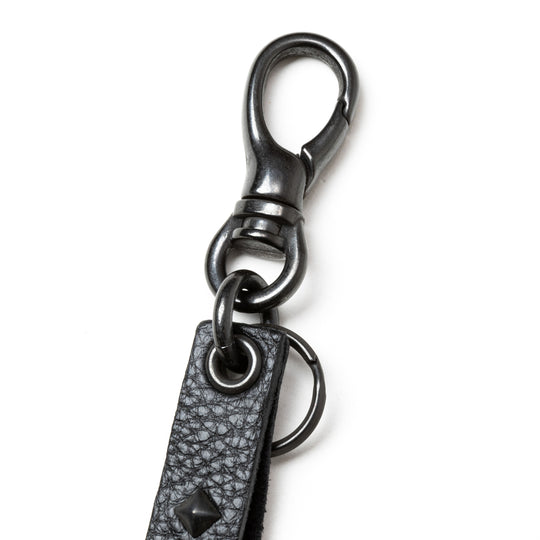STUDS & KNITTING LEATHER SHORT KEY RING ＜TYPE B＞ – CALEE ONLINE