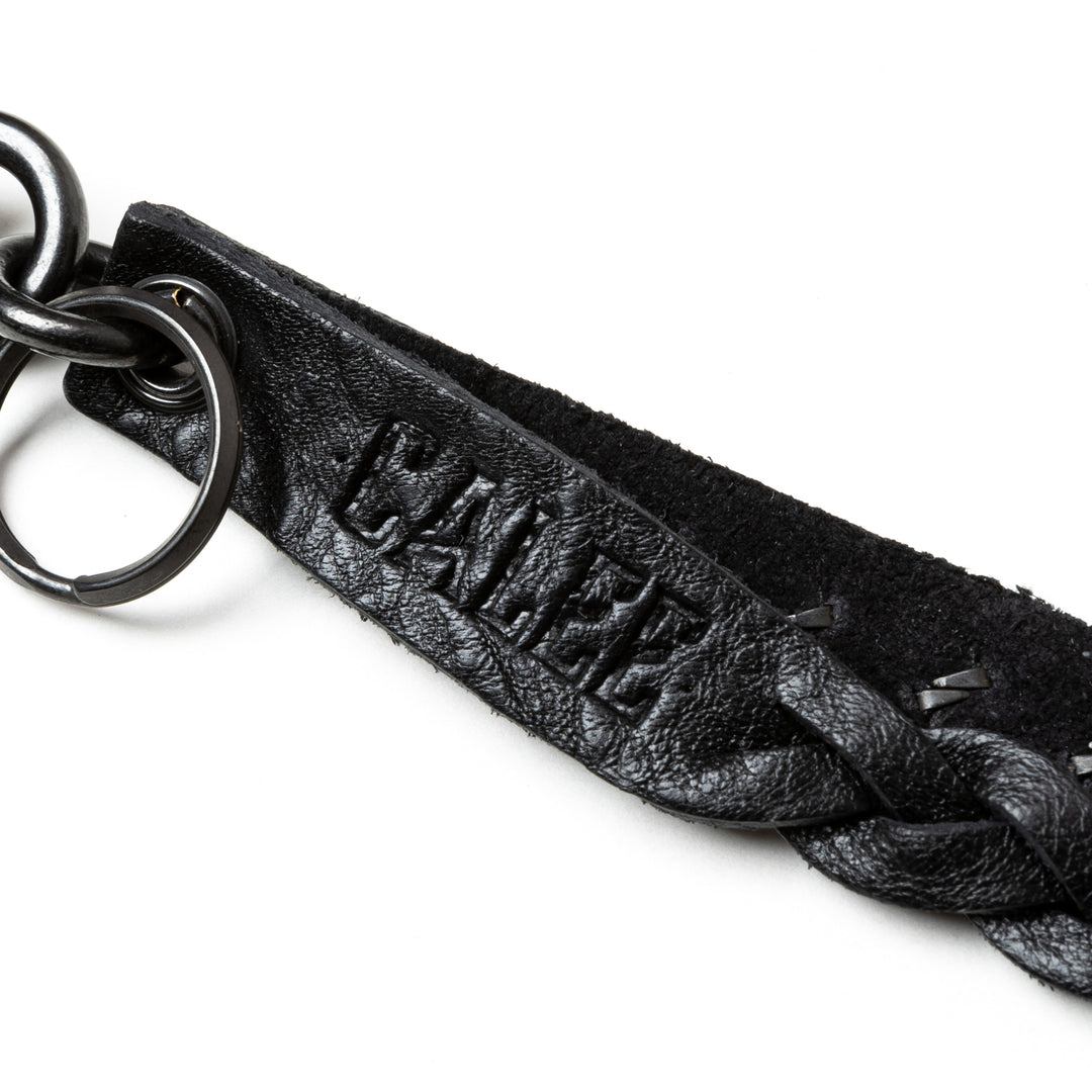 STUDS & KNITTING LEATHER SHORT KEY RING ＜TYPE B＞ – CALEE ONLINE