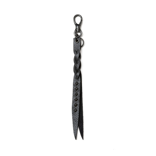 STUDS & KNITTING LEATHER SHORT KEY RING ＜TYPE A＞ – CALEE ONLINE