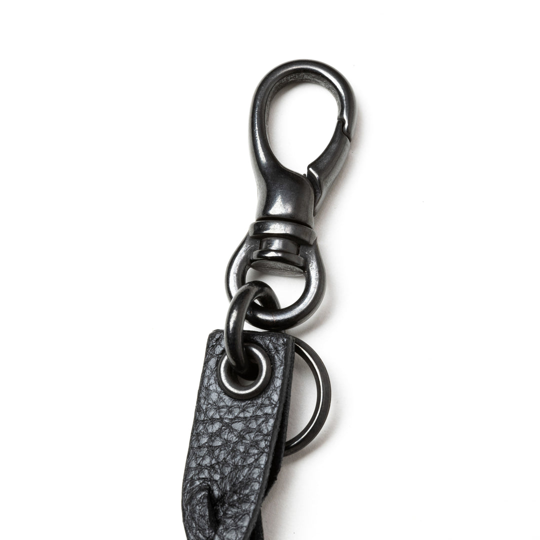 CALEE STUDS LEATHER SHORT KEY RING レザー STUDS & KNITTING LEATHER SHORT KEY RING ＜TYPE A＞ – CALEE ONLINE