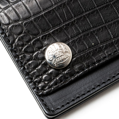 × TSY CROCODILE LEATHER TRACKER WALLET