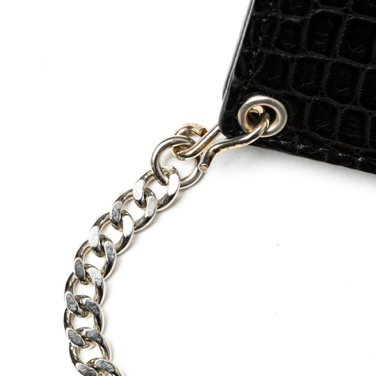 calee革財布 CALEE - STUDS LEATHER INTERNAL FLEX FRAME TYPE 2WAY MULTI