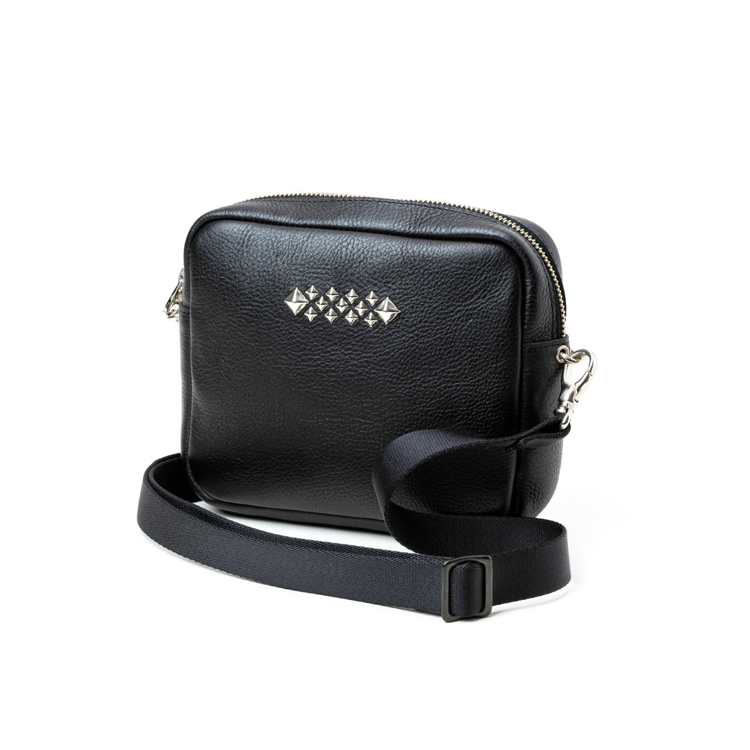 STUDS LEATHER SHOULDER BAG ＜BOX TYPE＞ – CALEE ONLINE STORE 