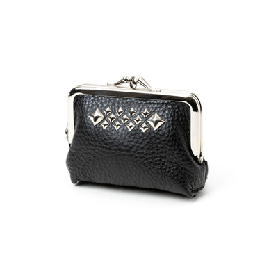 STUDS LEATHER INTERNAL FLEX FRAME TYPE 2WAY MULTI WALLET