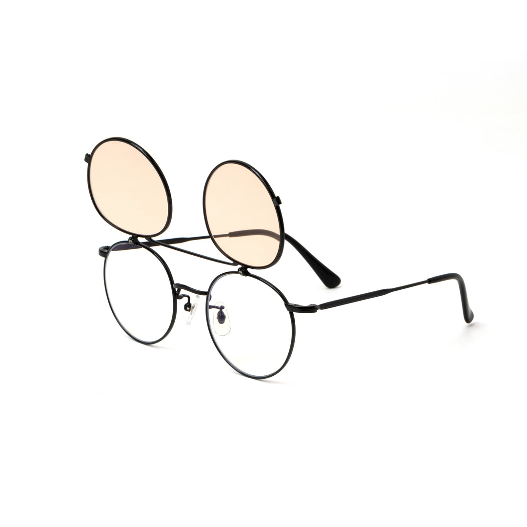 FLIP UP TYPE CIRCLE METAL GLASSES – CALEE ONLINE STORE