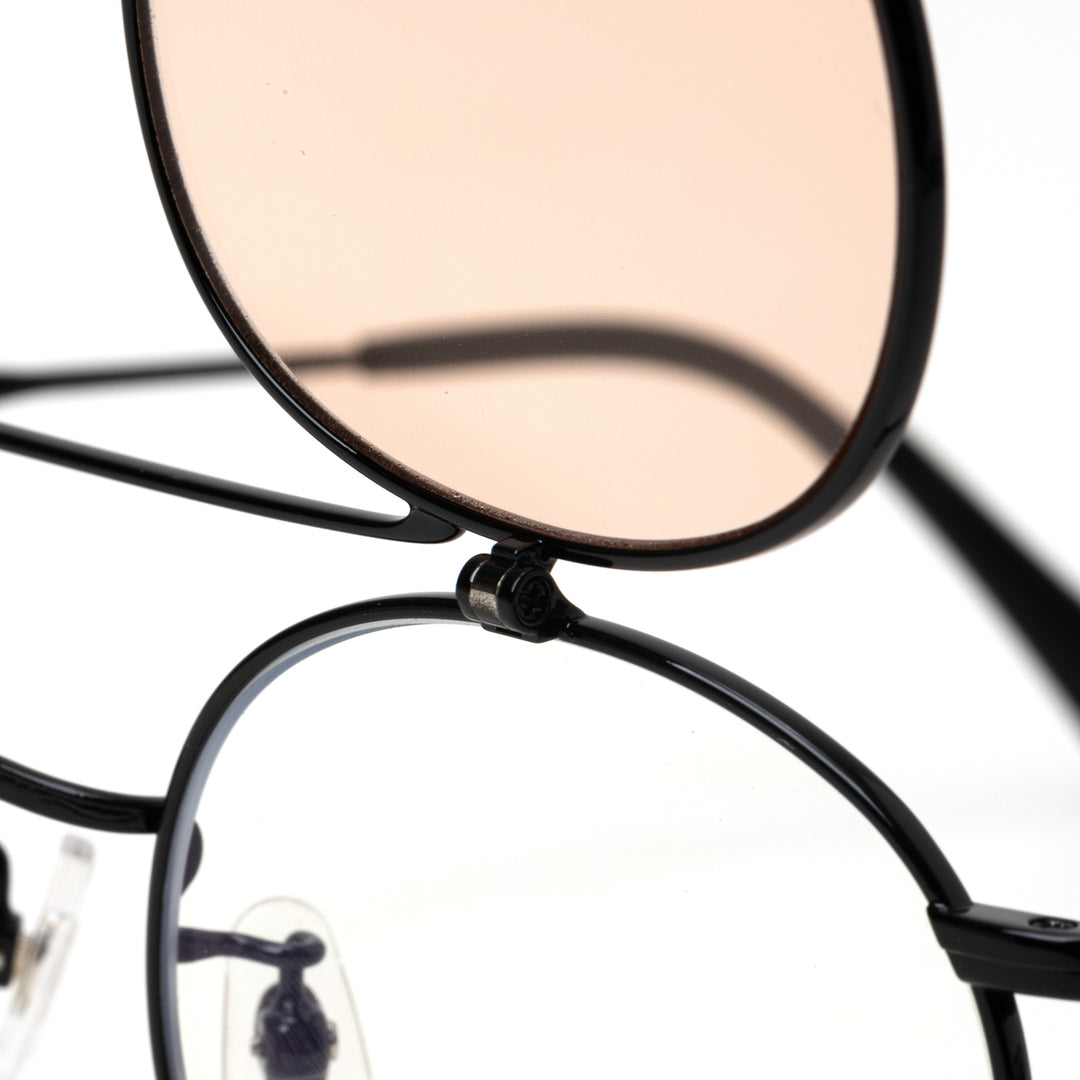 FLIP UP TYPE CIRCLE METAL GLASSES – CALEE ONLINE STORE
