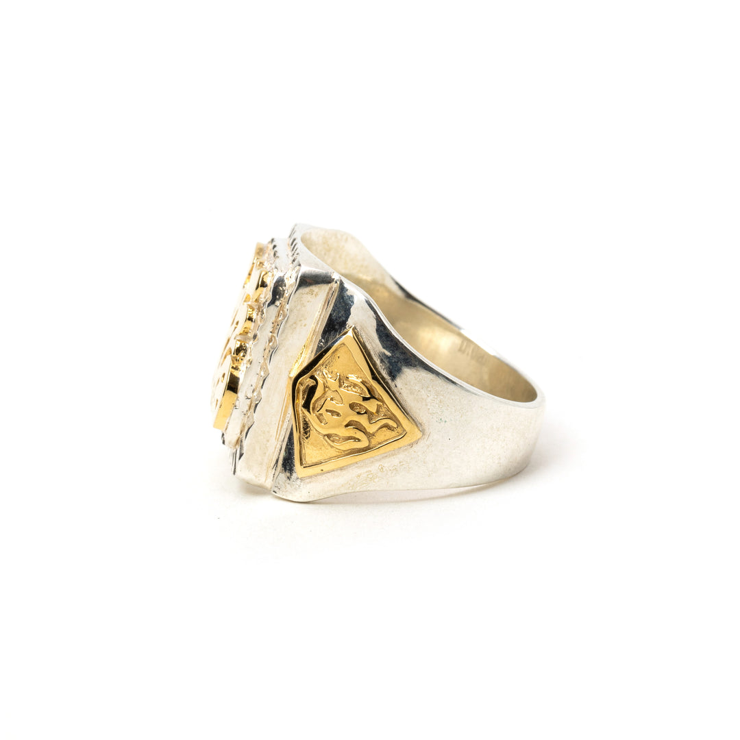 CALEE × D.O.D MEXICAN TASTE FUKU RING MEXICAN TASTE JAPANESE FUKU RING ＜SILVER × GOLD＞ – CALEE ONLINE
