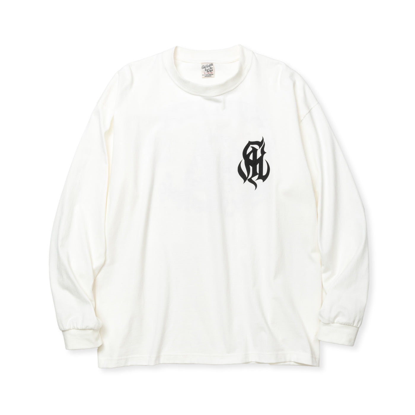 LUCKY SKULL RING LOGO DROP SHOULDER L/S TEE