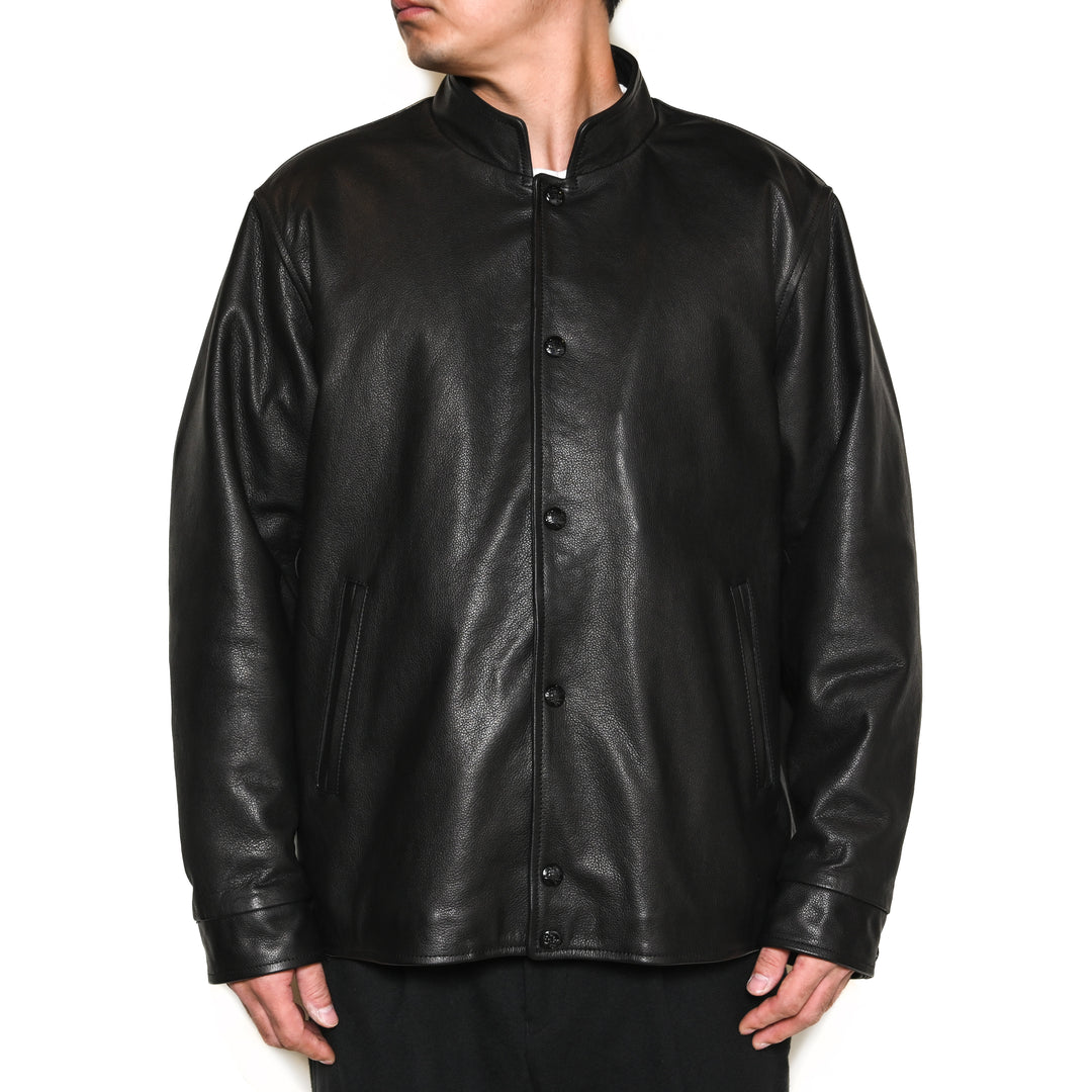 CROME LEATHER AWARD TYPE JACKET – CALEE ONLINE STORE