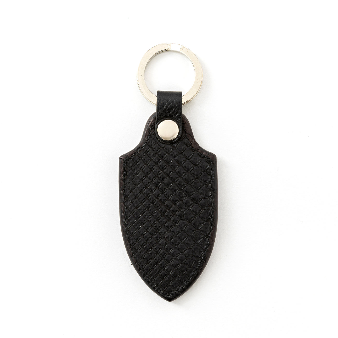 STUDS PYTHON LEATHER KEY RING ＜EXCLUSIVE＞