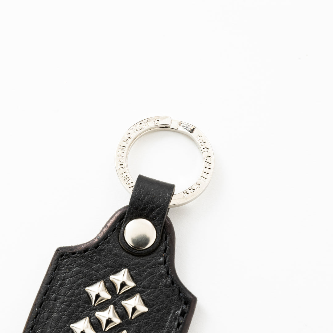 calee LEATHER key ring パイソン　新品 STUDS PYTHON LEATHER KEY RING ＜EXCLUSIVE＞ – CALEE ONLINE STORE