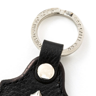 STUDS PYTHON LEATHER KEY RING ＜EXCLUSIVE＞