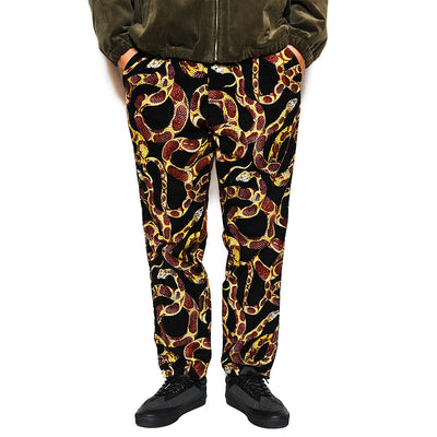 ALLOVER SNAKE PATTERN FLANNEL EASY TROUSERS ＜LIMITED＞