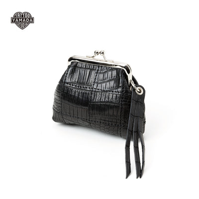 × TSY CROCODILE LEATHER PATCHWORK CLASP PURSE