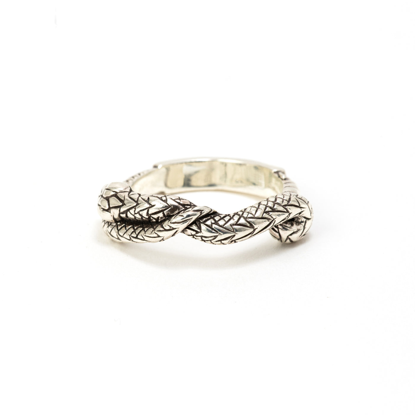SILVER SNAKE NARROW RING ＜EXCLUSIVE＞ – CALEE ONLINE STORE