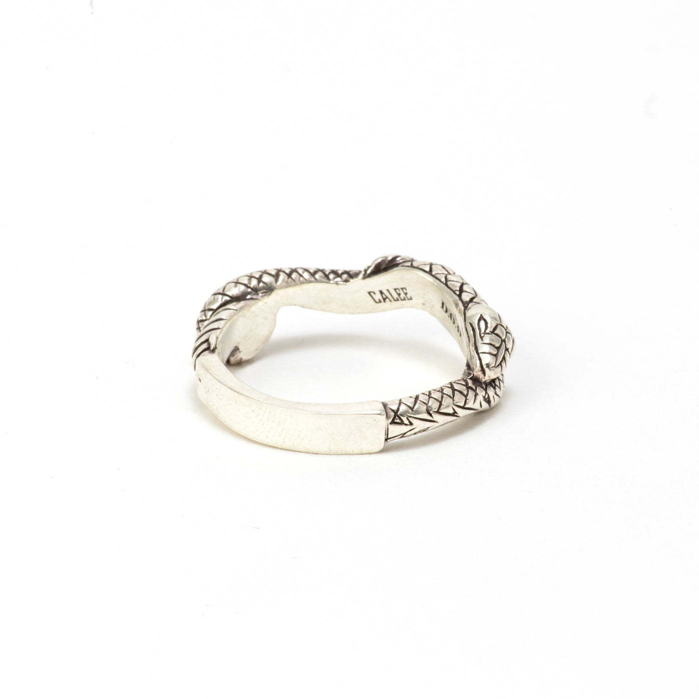 SILVER SNAKE NARROW RING ＜EXCLUSIVE＞ – CALEE ONLINE STORE