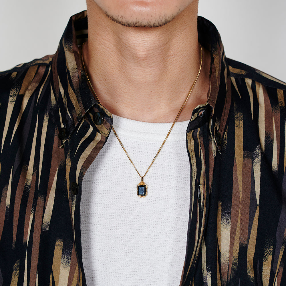 アクセサリー calee CUT STONE SILVER NECKLACE ＜BLACK CUBIC＞ – CALEE ONLINE STORE