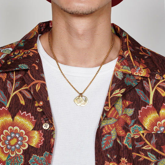 calee キャリー　ネックレス CALEE/キャリー STUDS LEATHER NECK STRAP ネックストラップ