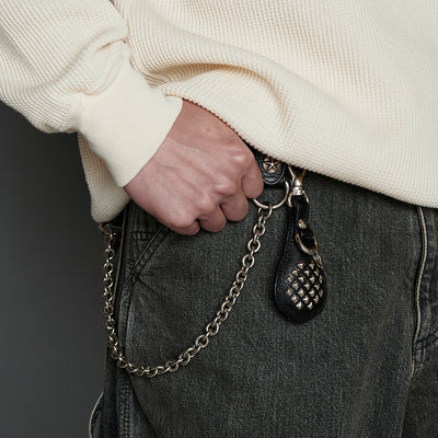STUDS LEATHER ASSORT KEY RING ＜TYPE II＞ A