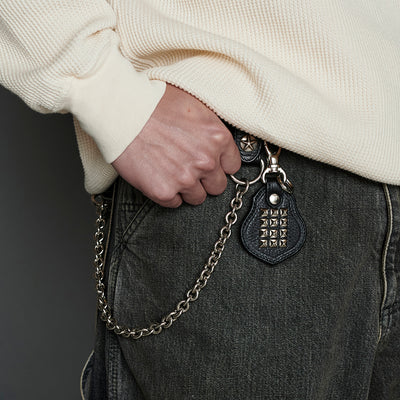 STUDS LEATHER ASSORT KEY RING ＜TYPE III＞ A