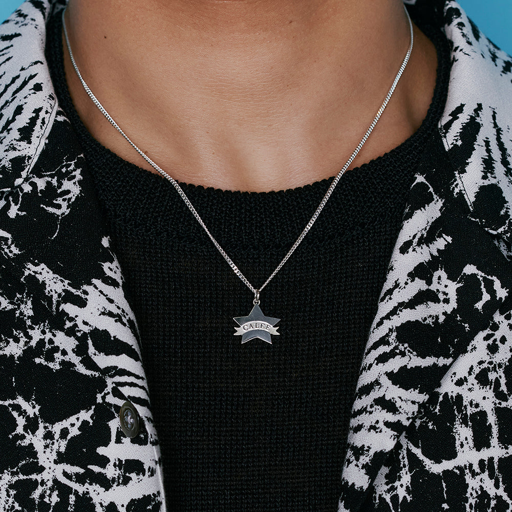 SILVER STAR NECKLACE