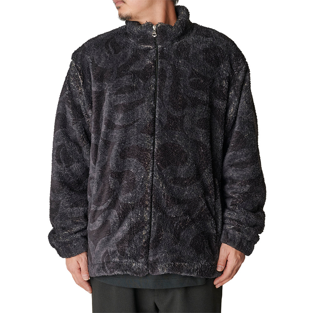 NYLON RIP FLEECE TRACK TYPE JACKET ＜SNAKE PATTERN＞ – CALEE