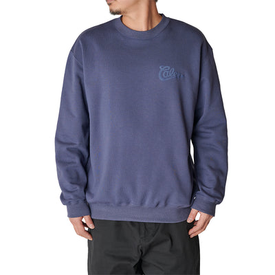 CALEE FOAMING LOGO CREW NECK SW