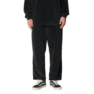 PILE JERSEY WIDE RELAX PANTS