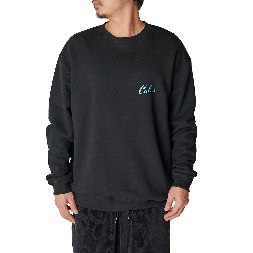 トップス CALEE SYNDICATE RETRO GIRL CREW NECK SW SYNDICATE RETRO GIRL CREW NECK SW ＜NATURALLY PAINT DESIGN