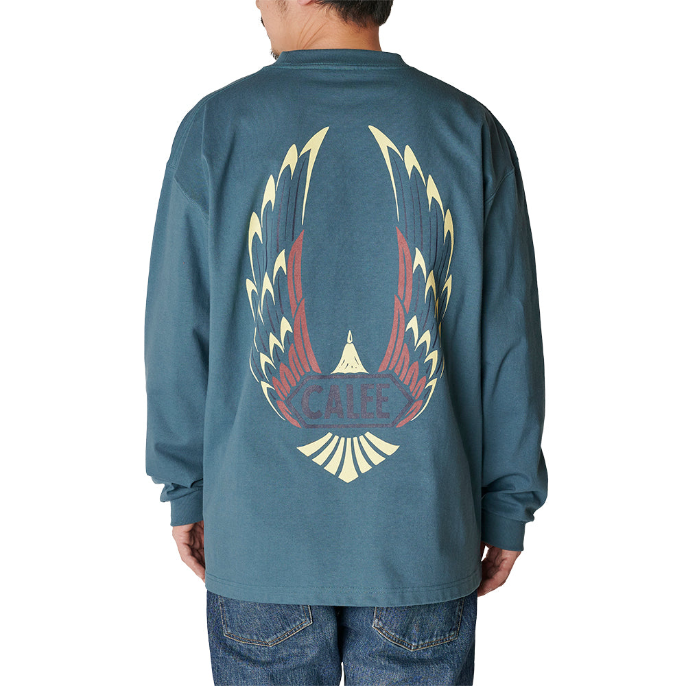 VINTAGE TYPE WING LOGO L/S TEE ＜NATURALLY PAINT DESIGN＞